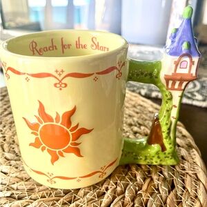 RARE Disney Ceramic Mug/Cup - RAPUNZEL'S TOWER & LANTERN LUMINARIA ** TANGLED